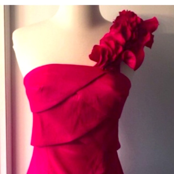 Arden B Special Occasion One Shoulder Cocktail Dress - Picture 5 of 7